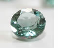 faceted green amethyst